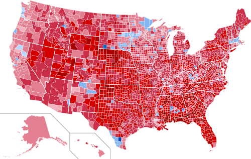 Colored map