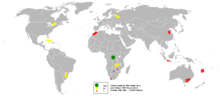 global map with cobalt production