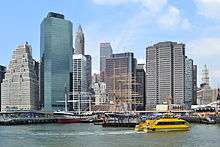 View of the South Street Seaport, the location of the 2016 World Championship