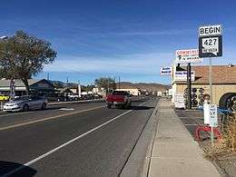 Main street in Fernley