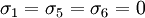 \sigma _{1}=\sigma _{5}=\sigma _{6}=0