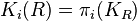 K_i(R) = \pi_i(K_R)