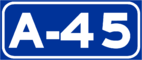 Autovía A-45 shield}}