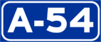 Autovía A-54 shield}}