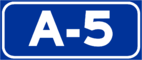 Autovía A-5 shield}}