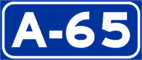 Autovía A-65 shield}}