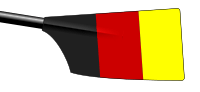 Image showing the rowing club's blade colours