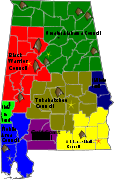 Boy Scout Council Map