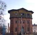 Aleksandrów Kujawski station's former water tower.JPG