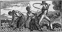 AntiSlavery Engraving from the American Anti-Slavery Almanac, 1840.