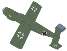 A graphic view of the Arado E.381