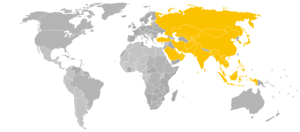 Member states in yellow