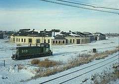 Chicago, Burlington, & Quincy Roundhouse and Locomotive Shop