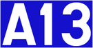 Autoroute 13 shield}}