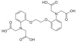 Skeletal formula of BAPTA