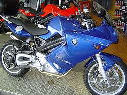 Blue BMW F800ST