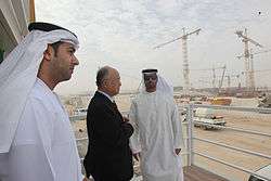 Yukiya Amano visited the Barakah construction site in 2013.