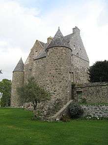 side view of Barra Castle