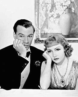 Gary Cooper and Claudette Colbert