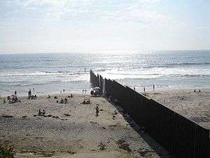 Beach in Tijuana.