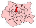 A medium-sized constituency located in the south east of the county.