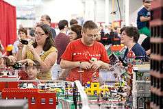 A BrickFair event during the public exhibition