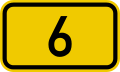 Slovenian route 6 shield