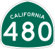 State Route 480 marker