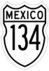 Federal Highway 134 shield