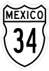 Federal Highway 34 shield