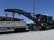 Railroad Steam Wrecking Crane and Tool Car