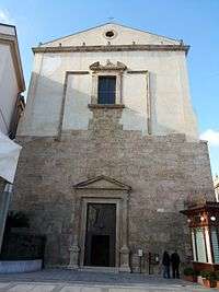 Façade of Saint's Olivia church