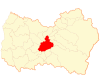 Map of the commune of San Vicente in O'Higgins Region