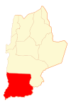 Map of Taltal commune in Antofagasta Region