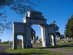 Confederate Memorial Gateway in Hickman