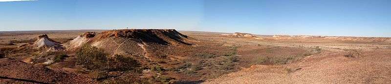 Mesas at the Breakaways Conservation Park