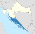 Map of Dalmatia