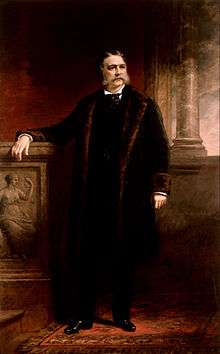 Portrait of a man in a fur coat