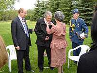 David Adams receives his induction into the Order of Canada