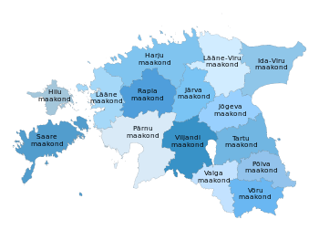 Counties of Estonia