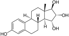 Skeletal formula of estetrol