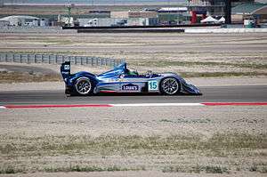 An Acura Sports Car on a race track