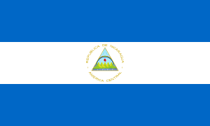 The flag of Nicaragua