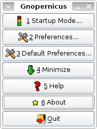 Screenshot of some Gnopernicus dialog