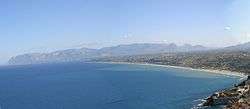 Overview of gulf of Castellammare