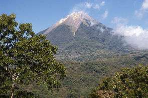  Gunung Egon, as seen from the main road from Ruteng to Ende.