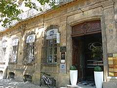 Hôtel d'Arbaud-Jouques on the Cours Mirabeau in Aix-en-Provence