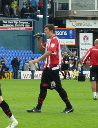 Harry Maguire playing for Sheffield United