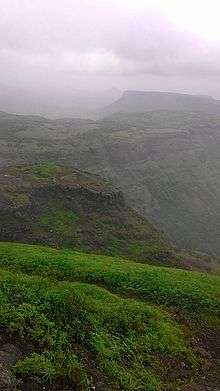 Hills around Abhona. Image is taken from another hill.