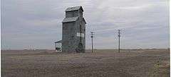 Hooker Woodframe Grain Elevator